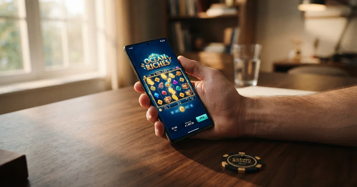 Een close-up van een Anjouan Gaming-licentiecertificaat op een beeldscherm met het zegel van de Anjouan Gaming Authority zichtbaar