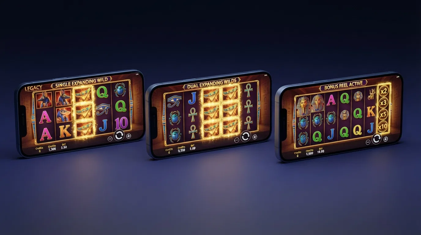 De drie Book of Ra-varianten Deluxe, Magic en 6 naast elkaar getoond
