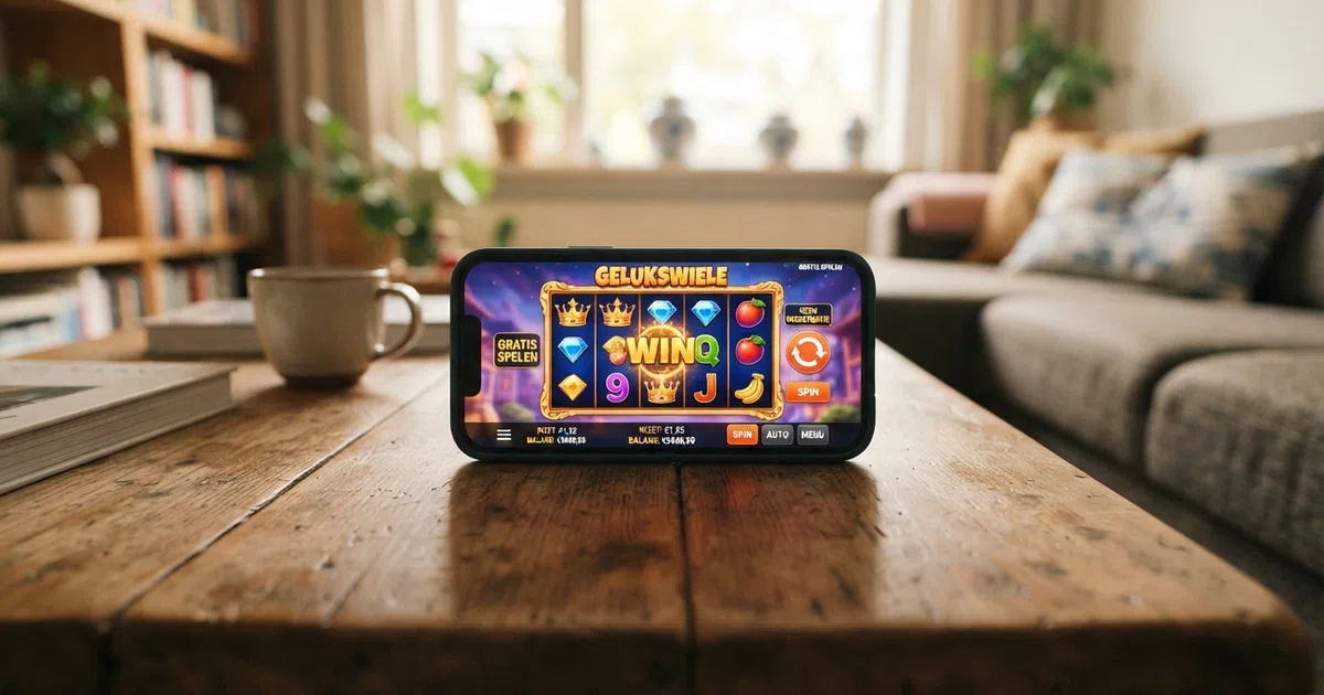 Een Nederlands online casino demo-scherm met gratis gokkasten die zonder registratie te spelen zijn