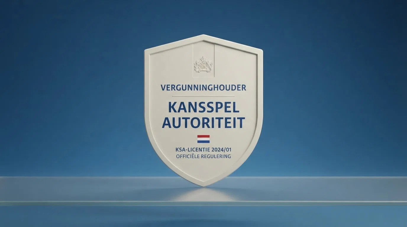 Het Ksa-logo of een screenshot van de Kansspelwijzer op kansspelautoriteit.nl met een lijst van vergunninghouders
