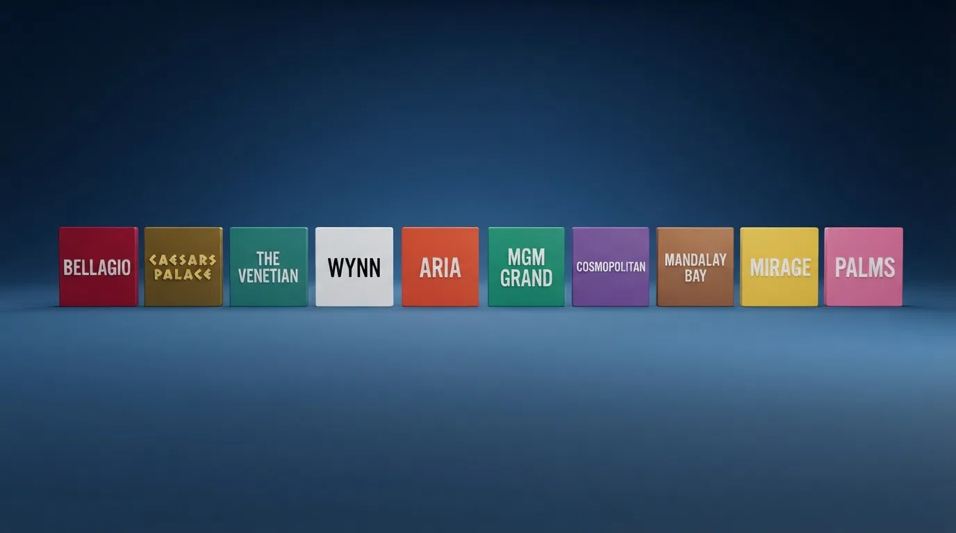 Een overzichtelijk rijtje logo's van de tien uitgelichte Nederlandse casino's met KSA-vergunning