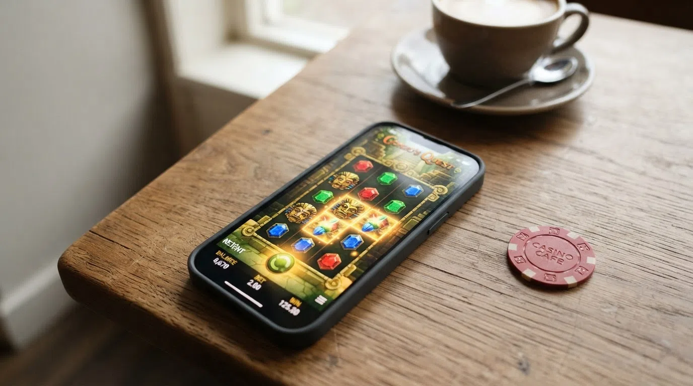 NetEnt gokkasten zoals Starburst spelend op een smartphone in portretmodus, met touch-bediening zichtbaar