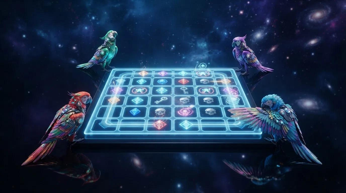 De Pirots 4-gokkast met ruimtethema op een 6×6-grid met de time-based evolution-mechaniek in een sci-fi-setting